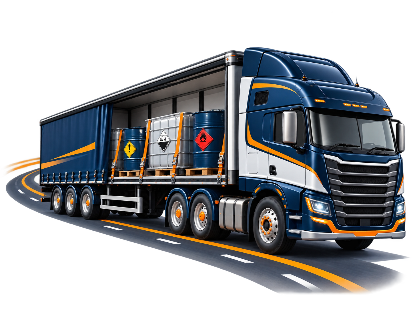 Compliant transport of dangerous goods and hazardous loads