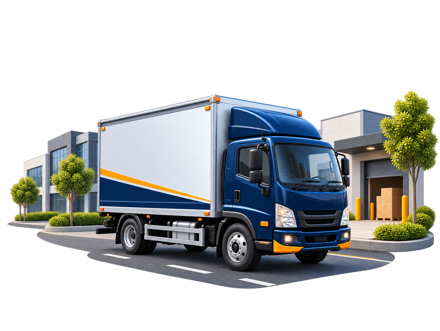 Metro freight pick-up and delivery within a single city
